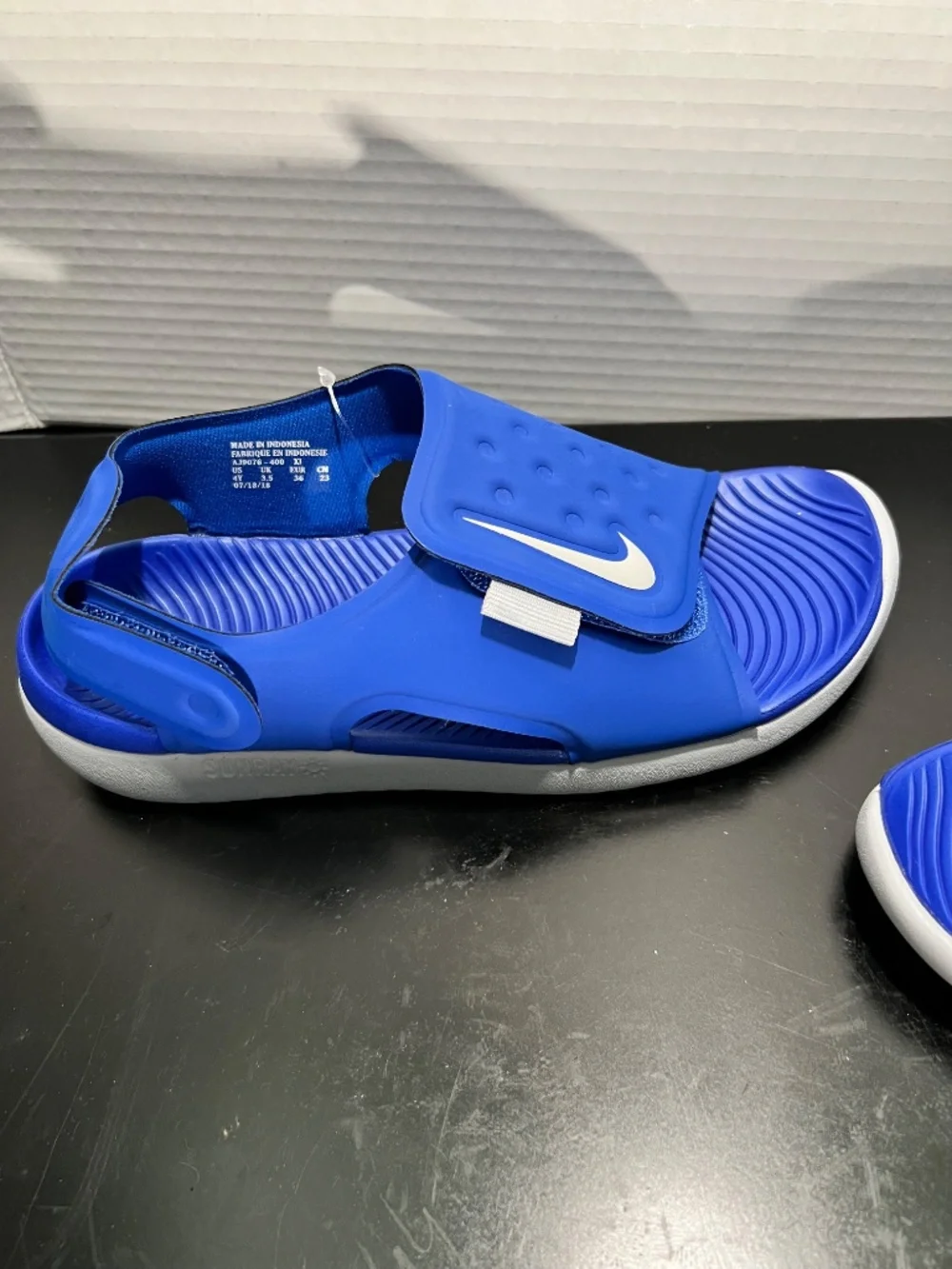 💙 NEW Nike Sunray Adjust 5 Kids Sandal | Game Royal Blue | Size 4Y |